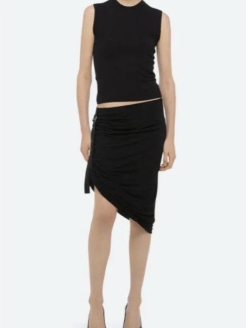 HELMUT LANG - Wind Mini Skirt - BLACK